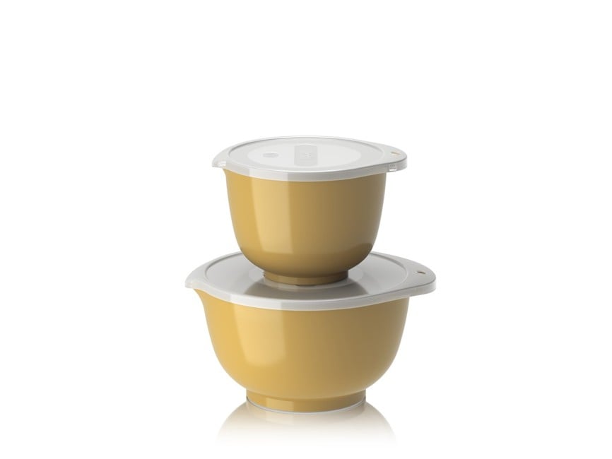 Rosti - NEW Margrethe bowls, Set of 2 + lids - Curry