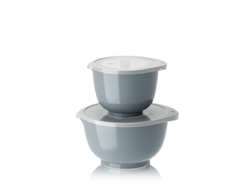 Rosti - NEW Margrethe bowls, Set of 2 + lids - Dusty Blue - Hjemme og kjøkken