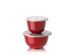 Rosti - NEW Margrethe bowls, Set of 2 + lids - Red