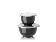 Rosti - NEW Margrethe bowls, Set of 2 + lids - Carbon black