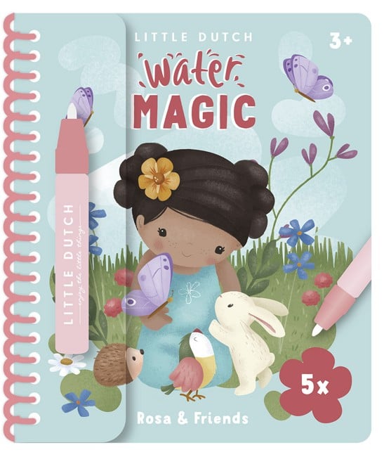 Little Dutch - Water Reveal Book Rosa & Friends - 125476