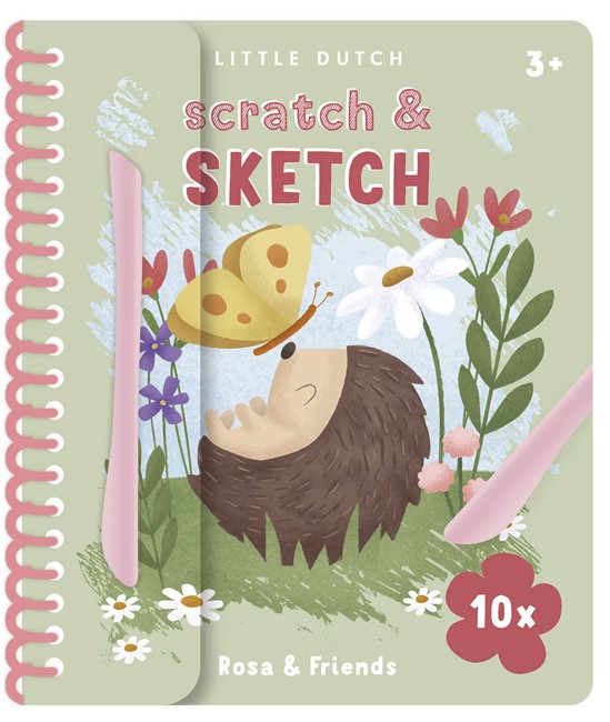 Little Dutch - Scratchbook Rosa & Friends - 125537