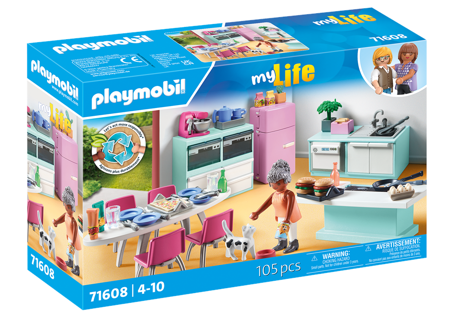 Playmobil - Køkken med spiseplads (71608)