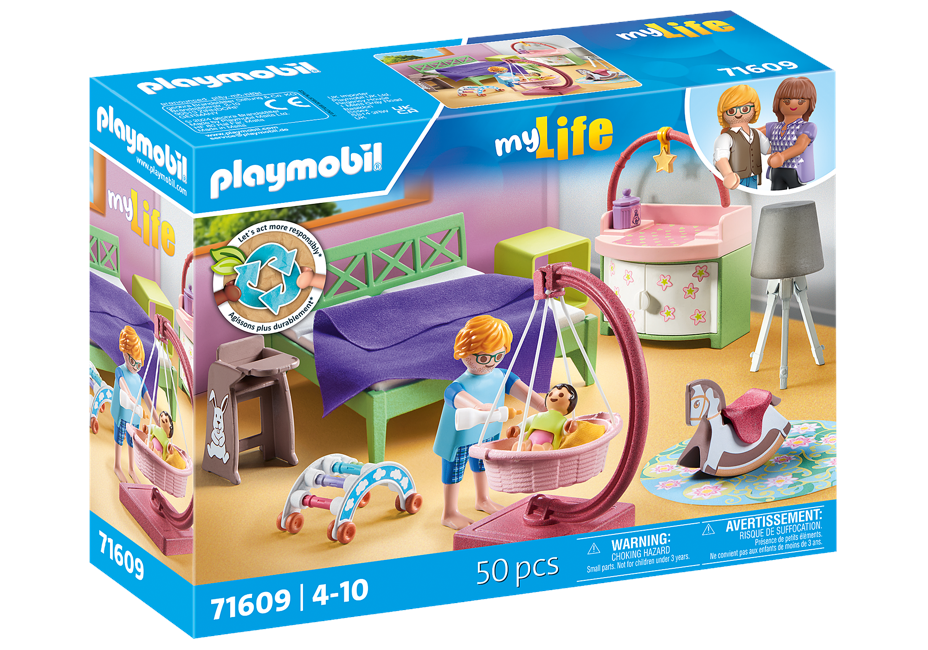 Playmobil - Schlafzimmer mit Babyspielecke (71609)