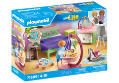 Playmobil - Sleeping room with baby play corner (71609)