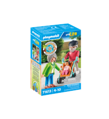 Playmobil - Grandparents with Baby (71613)