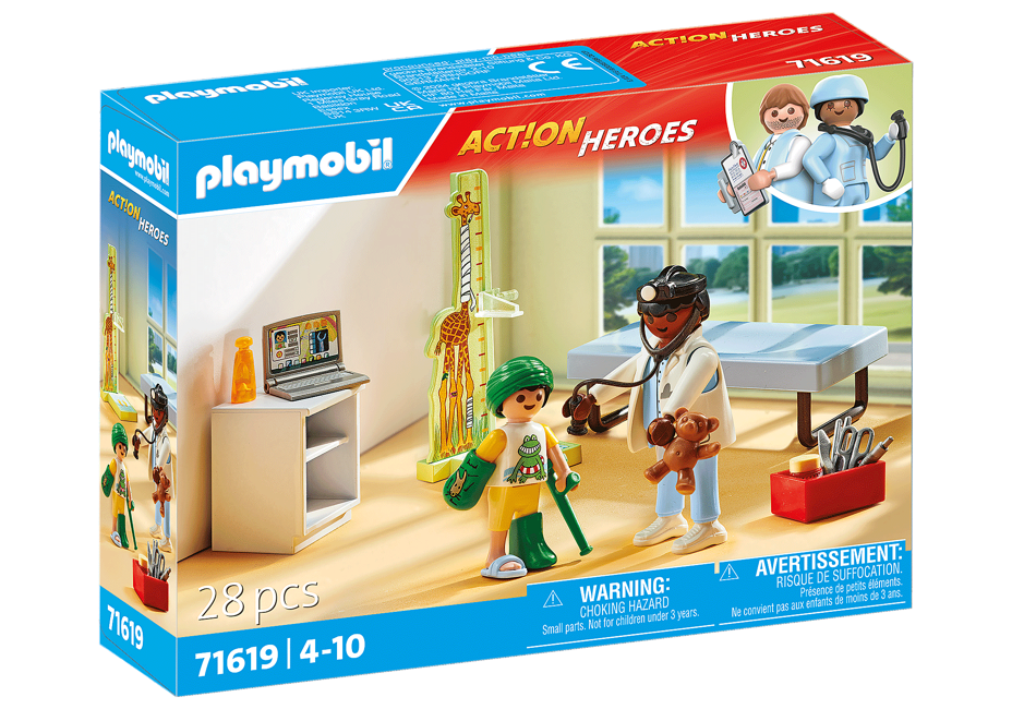 Playmobil - Kinderarzt mit Teddybär (71619)