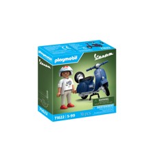 Playmobil - 1969 Vespa 150 Sprint Veloce, blue (71622)