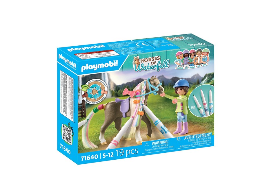 Playmobil - Paard met manen + accessoires 2 (71640)