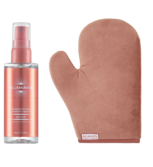 Bellamianta - Fragrance Free Tanning Water Medium 100 ml +  Luksus Fløjls Selvbruner Handske
