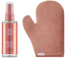 Bellamianta - Fragrance Free Tanning Water Medium 100 ml + Luxury Velvet Tanning Mitt