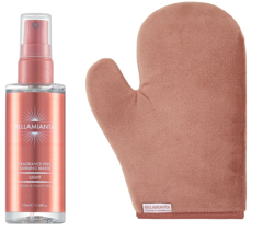 Bellamianta - Fragrance Free Tanning Water Light 100 ml + Luxury Velvet Tanning Mitt