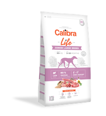 Calibra - Dog Life, Junior, Stor Race, Lam 12 kg