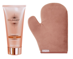 Bellamianta - Tanning Lotion Dark  200 ml + Luxury Velvet Tanning Mitt