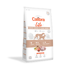 Calibra - Dog Life, Senior, Mellemstørrelse & Stor Race, Kylling 12 kg