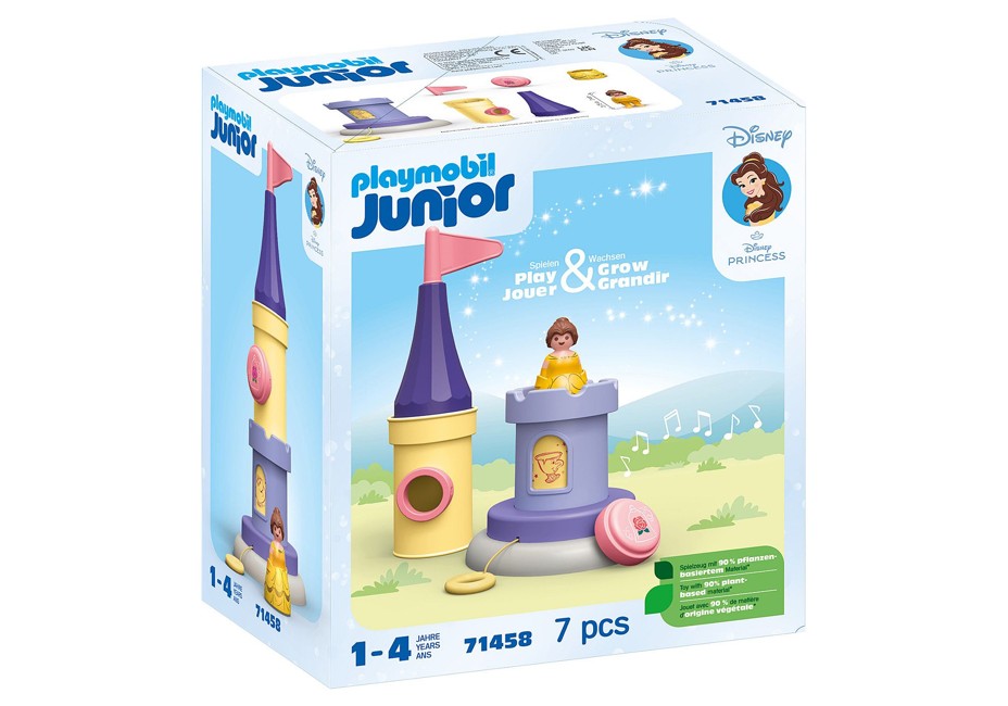 Playmobil - JUNIOR & Disney: Belles Spielturm mit Melodie (71458)