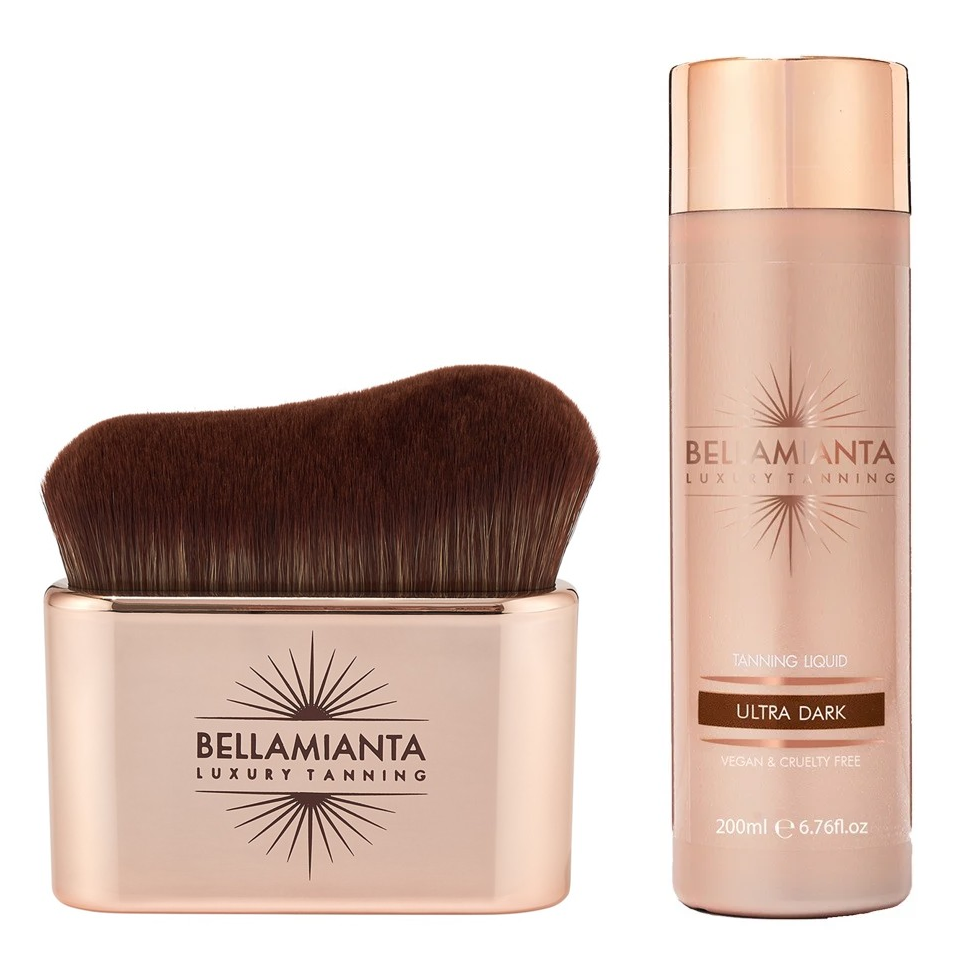 Bellamianta - Tanning Liquid Ultra Dark 200 ml + Precision Body Brush