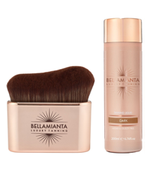 Bellamianta - Tanning Liquid Dark  200 ml + Precision Body Brush