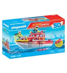 Playmobil - 50YR Fire Rescue Boat (71598)