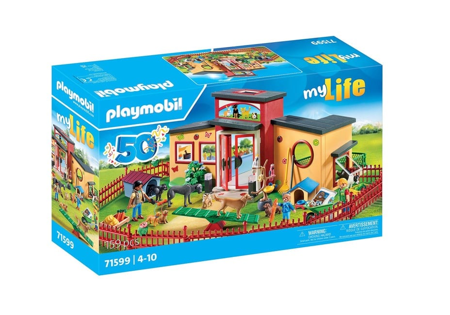 Playmobil - 50 ÅR Tiny Paws kæledyrshotel (71599)