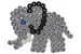 HAMA - Maxi beads and pin plate in bucket - Elephant (388753) thumbnail-2