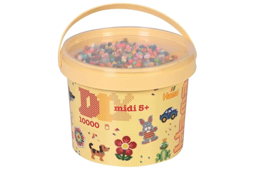 HAMA - Midi beads 10,000pcs pastel mix 68 (388068)