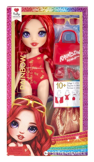 Rainbow High - Swim Fashion Doll - Ruby