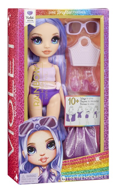 Rainbow High - Swim Fashion Doll - Violet