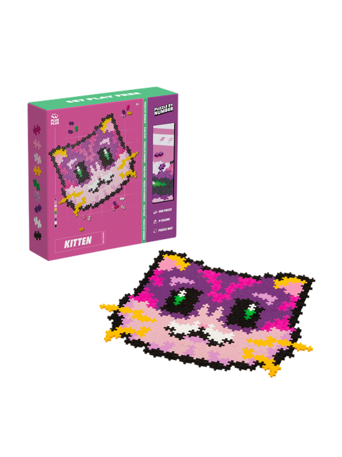 Plus-Plus Puzzle By Number Kitten 500pcs (3960)