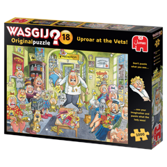 Wasgij - Original 18 - Uproar at the Vets!​ (1000 Pieces) (1119801818 )