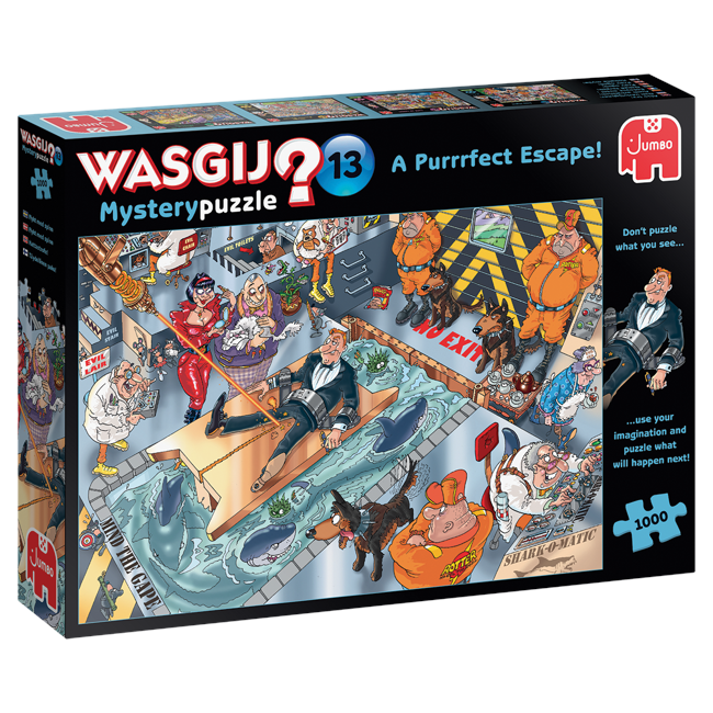 Wasgij - Mystery 13 - A Purrrfect Escape! (1000 Pieces) (1119801827)