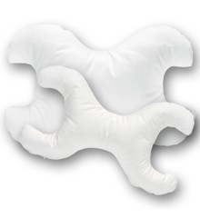 Save My Face - Set large and small pillow with 100% cotton cover white