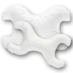 Save My Face - Set large and small pillow with 100% cotton cover white