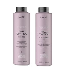 Lakmé - Teknia Frizz Control Shampoo 1000 ml + Lakmé - Teknia Frizz Control Conditioner 1000 ml