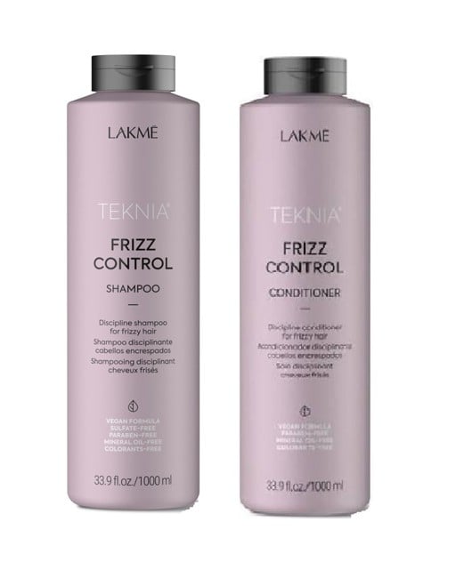 Lakmé - Teknia Frizz Control Shampoo 1000 ml + Lakmé - Teknia Frizz Control Conditioner 1000 ml