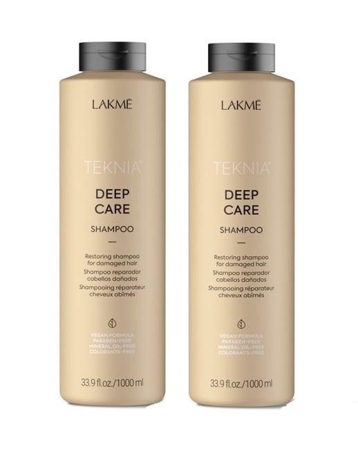 Lakmé - Teknia Deep Care Shampoo 1000 ml + Lakmé - Teknia Deep Care Conditioner 1000 ml