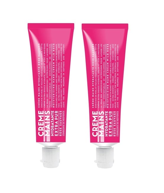 COMPAGNIE DE PROVENCE - 2 x Hand Cream Wild Rose 30 ml - Handcreme