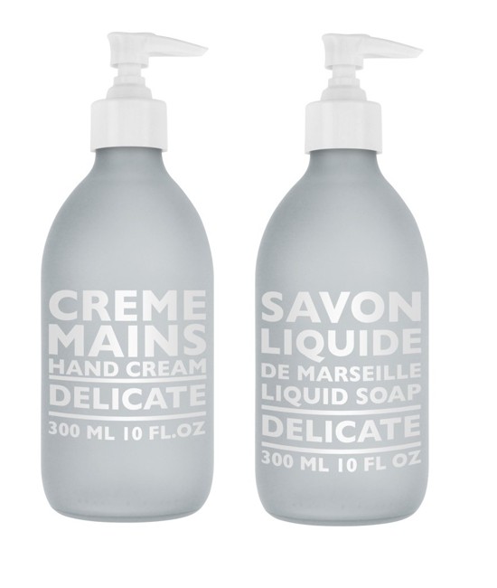 COMPAGNIE DE PROVENCE - Hand Cream Delicate 300 ml + COMPAGNIE DE PROVENCE - Liquid Marseille Soap Delicate 300 ml