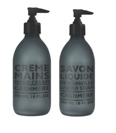 COMPAGNIE DE PROVENCE - Hand Cream Cashmere 300 ml + COMPAGNIE DE PROVENCE - Liquid Marseille Soap Cashmere 300 ml