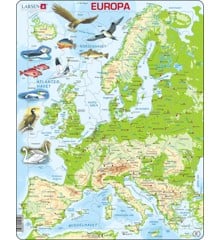 Larsen Puzzle - Europe (87 pcs) (K70)