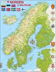 Larsen Puzzle - The North (75 pcs) (K3)