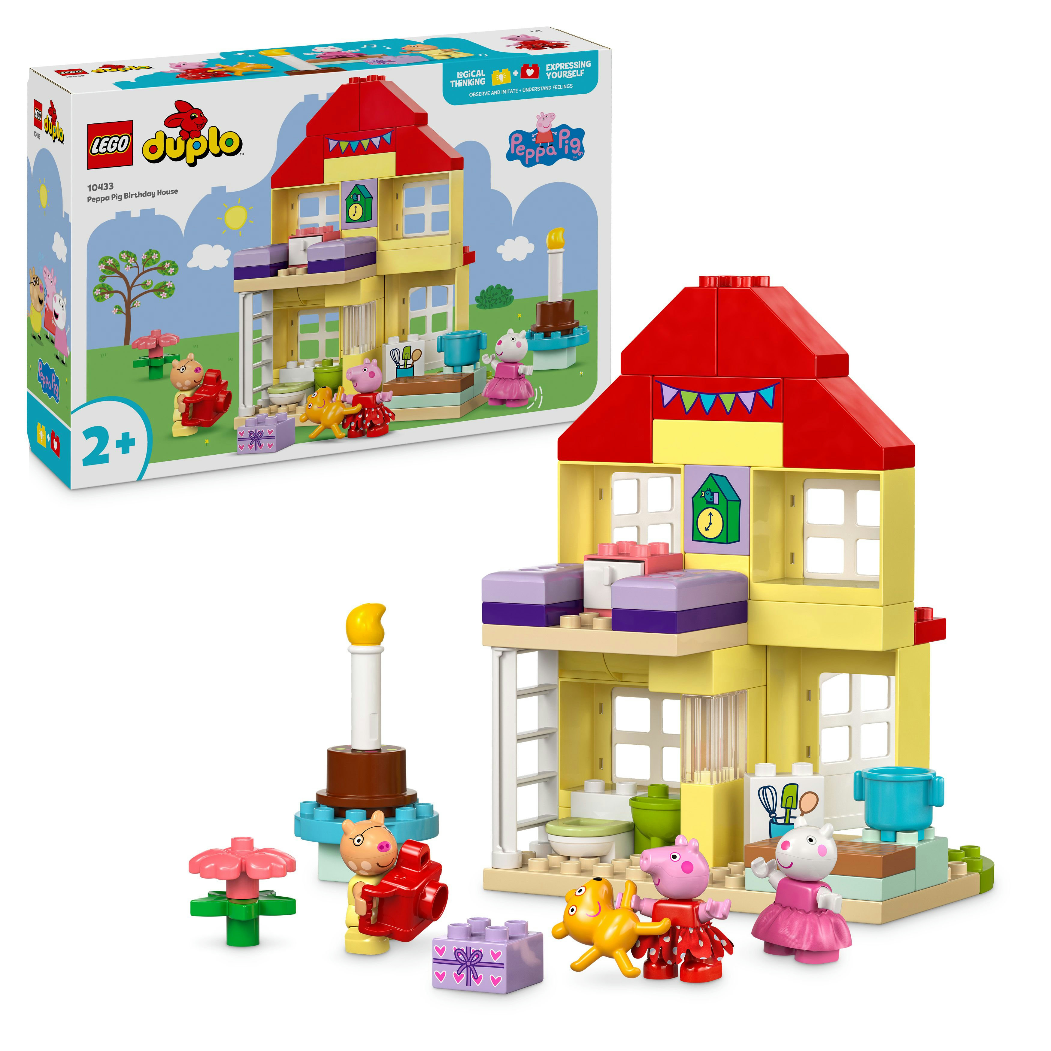 Bursdagshuset til Peppa Gris LEGO® DUPLO® Peppa Pig (10433)
