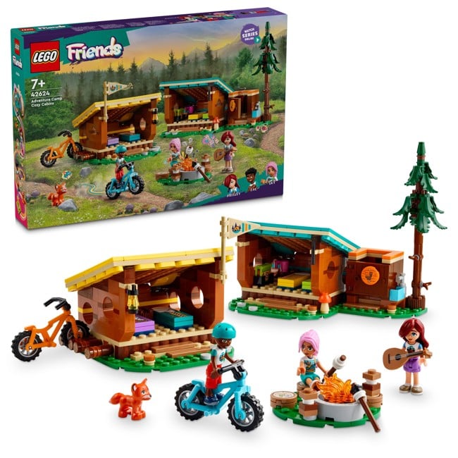 LEGO Friends - Koselige hytter på ferieleir (42624)