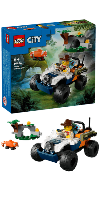 LEGO City - Jungelutforsker med ATV og rød panda (60424)