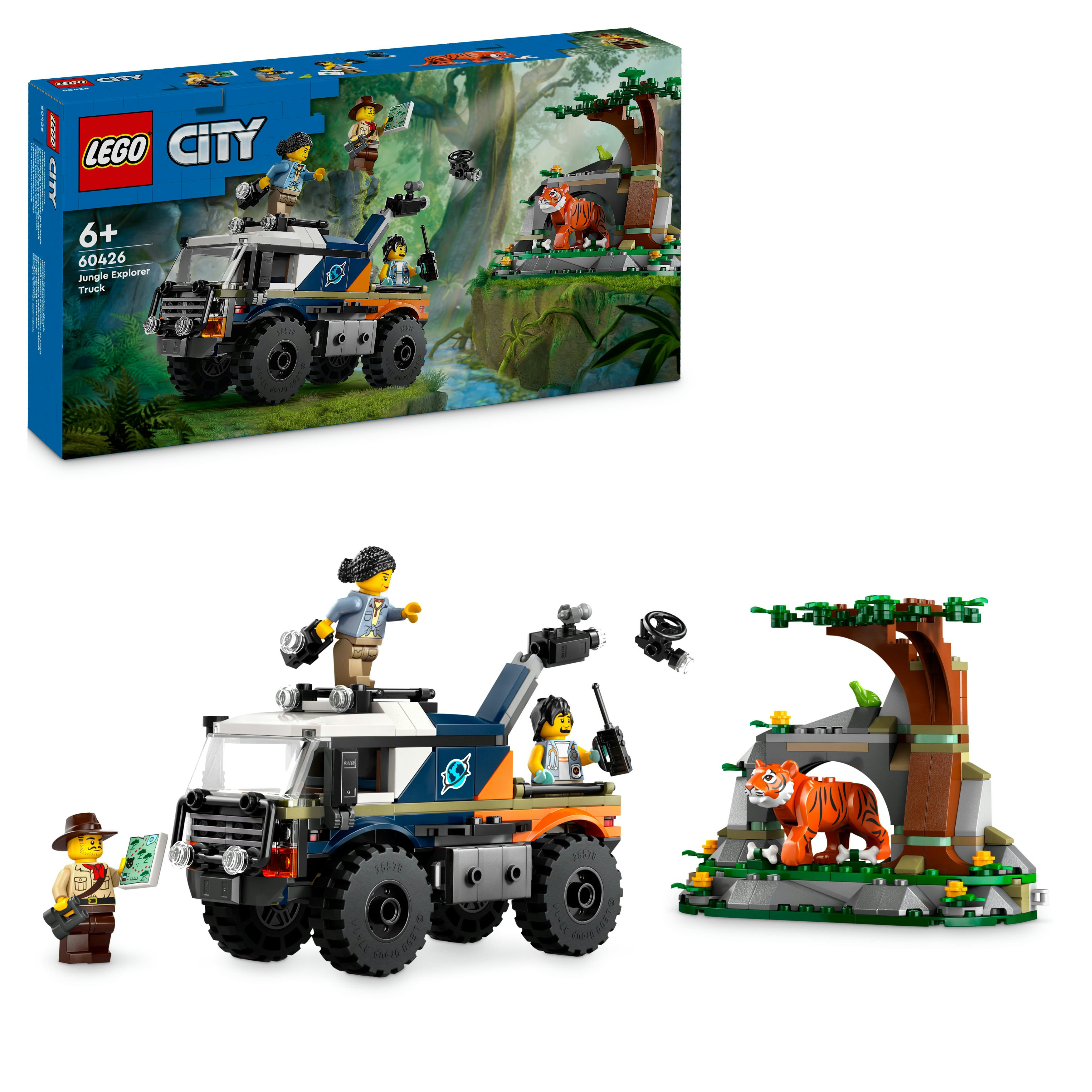 LEGO City 60426 Jungelutforsker med terrengkjøretøy -  Byggesett - Plast