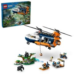 LEGO City - Djungelhelikopter och basläger (60437)