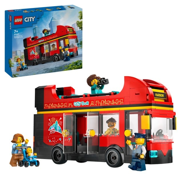 LEGO City - Rød dobbeltdekker-turistbuss (60407)