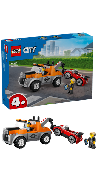 LEGO City - Hinausauto ja urheiluautokorjaamo (60435)