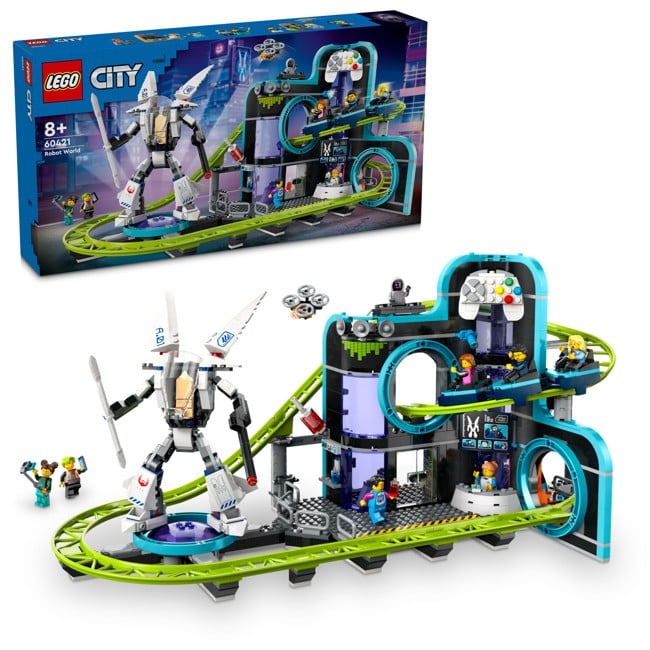 LEGO City - Robot World Roller-Coaster Park (60421)