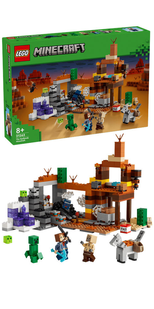 Buy LEGO Minecraft The Badlands Mineshaft 21263 Free shipping